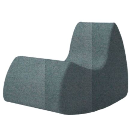 Softline A/S Softline Grand Prix XL Schaukelsessel Felt Melange - 292 Light Grey