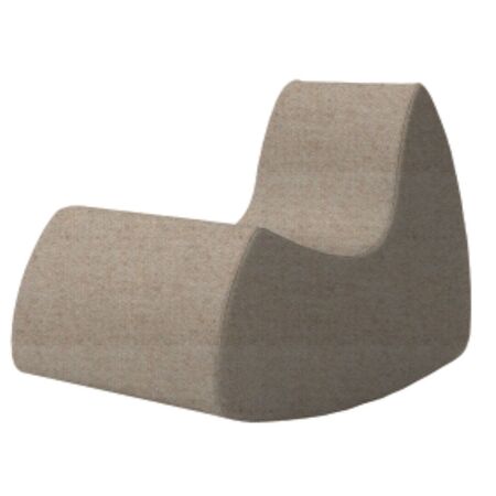 Softline A/S Softline Grand Prix XL Schaukelsessel Felt Melange - 619 Sand