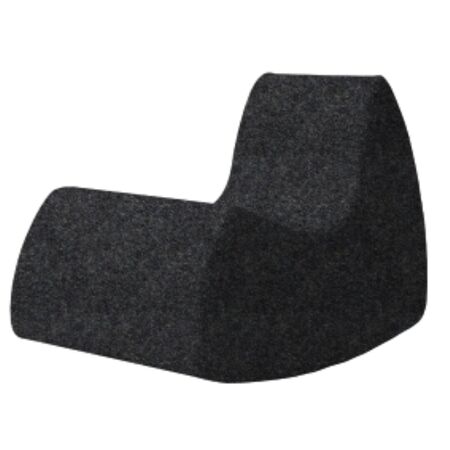 Softline A/S Softline Grand Prix XL Schaukelsessel Felt Melange - 623 Dark Grey