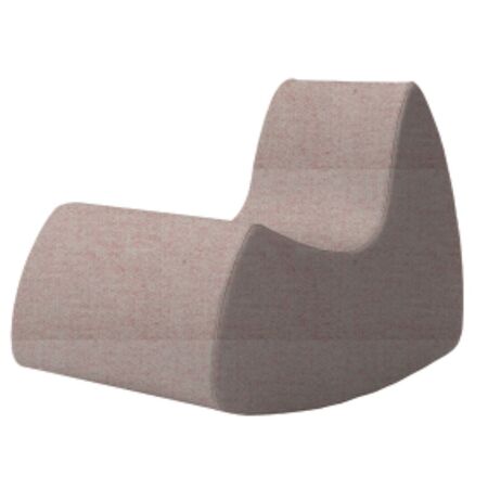 Softline A/S Softline Grand Prix XL Schaukelsessel Felt Melange - 642 Lilac