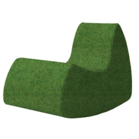 Softline A/S Softline Grand Prix XL Schaukelsessel Felt Melange - 848 Green