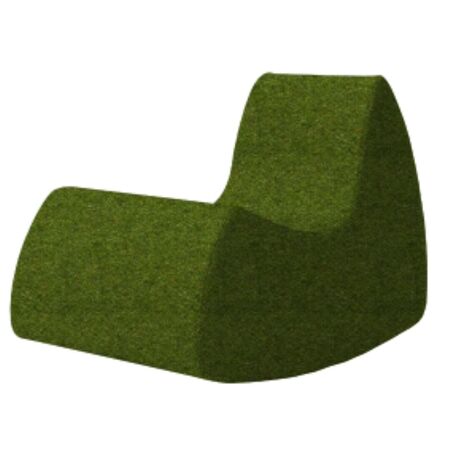 Softline A/S Softline Grand Prix XL Schaukelsessel Felt Melange - 855 Olive