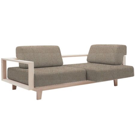 Softline A/S Softline Wood Schlafsofa / Sofa Felt Melange - 619 Sand