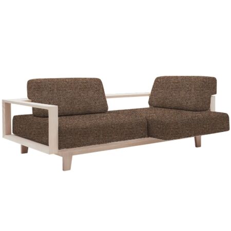 Softline A/S Softline Wood Schlafsofa / Sofa Felt Melange - 849 Light Brown