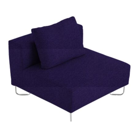 Softline A/S Softline Lotus Sofa Mittelmodul Felt - 581 Eggplant
