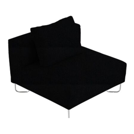 Softline A/S Softline Lotus Sofa Mittelmodul Felt - 636 Black