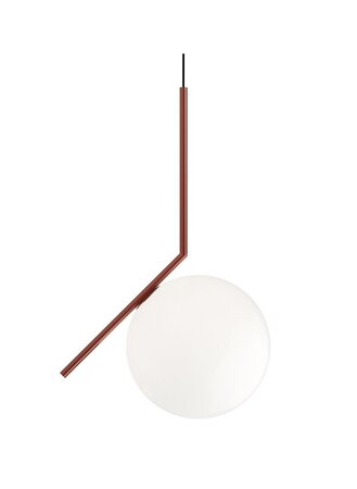 Flos IC S2 Pendelleuchte - rot burgundy