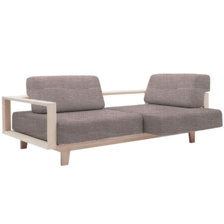 Softline A/S Softline Wood Schlafsofa / Sofa Griffon - 995-TH Light Pink