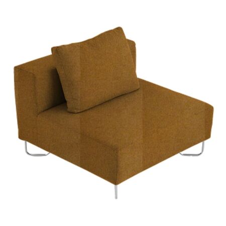 Softline A/S Softline Lotus Sofa Mittelmodul Felt Melange - 296 Ochre