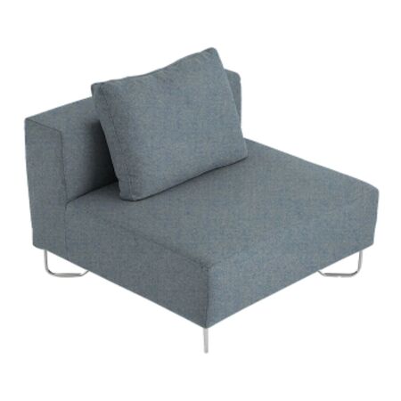 Softline A/S Softline Lotus Sofa Mittelmodul Felt Melange - 641 Light Blue