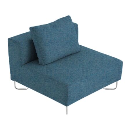 Softline A/S Softline Lotus Sofa Mittelmodul Felt Melange - 858 Sky Blue