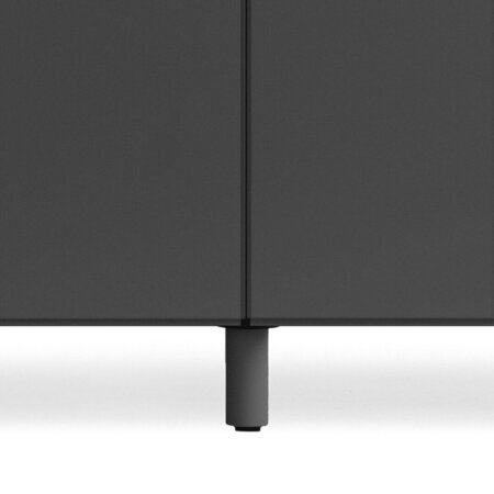 String Furniture Verbindungsbein für Relief-Kommode - Grau