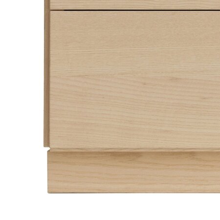 String Furniture  Sockel für Relief-Kommode B 123 cm - Esche