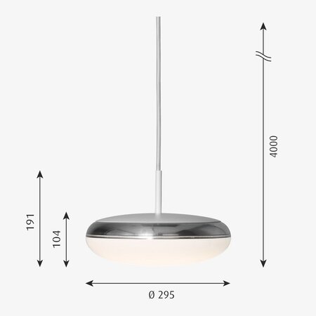 Louis Poulsen Silverback Pendelleuchte