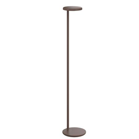 Flos Stehleuchte Oblique von Flos  2700K - warmweiß, Braun matt
