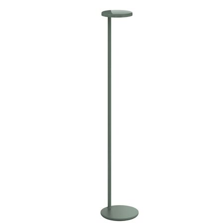 Flos Stehleuchte Oblique von Flos  3000K - warmweiß, Salbei glänzend