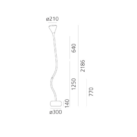 Artemide Pipe LED Terra Stehleuchte