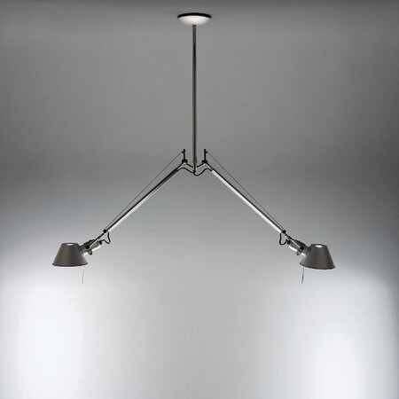Artemide, Artemide Tolomeo Sospensione 2 Bracci Alluminio Pendelleuchte