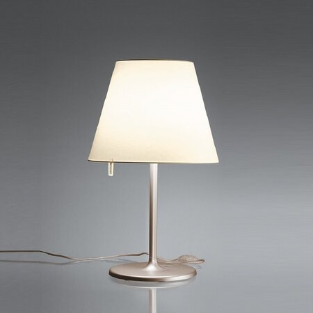 Artemide Melampo Notte / Tavolo Tischleuchte - große Ausführung, Stab bronze-metallic, Schirm Ecrú 
