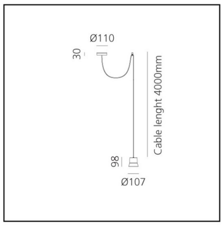 Artemide Giò light Decentrata LED Pendelleuchte