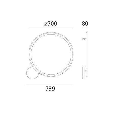 Artemide Discovery wall/ceiling