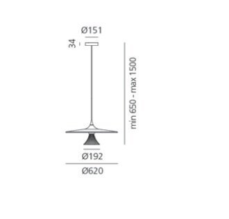 Artemide Ipno suspension Black/gold