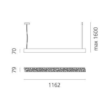 Artemide Calipso Linear System 120 Suspension