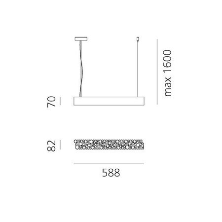 Artemide Calipso Linear System 60 Suspension
