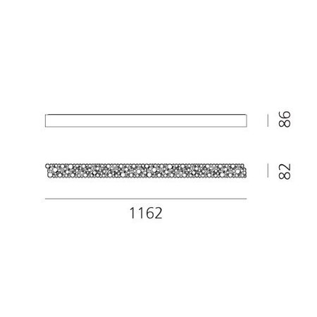Artemide Calipso Linear System 120 Ceiling APP Compatible