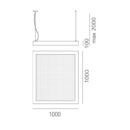 Artemide Altrove Suspension LED Direct/Indirect emission - App Compatible
