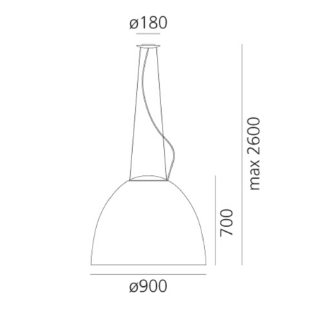 Artemide Nur 1618 Pendelleuchte