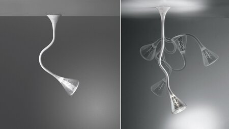 Artemide Pipe LED White Integralis Pendelleuchte