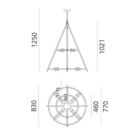 Artemide El Poris 80 - Pendelleuchte