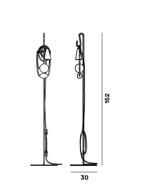 Foscarini Filo Boden - Filo Lettura LED
