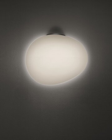 Foscarini Gregg semi Parete / Wandleuchte - Bianco
