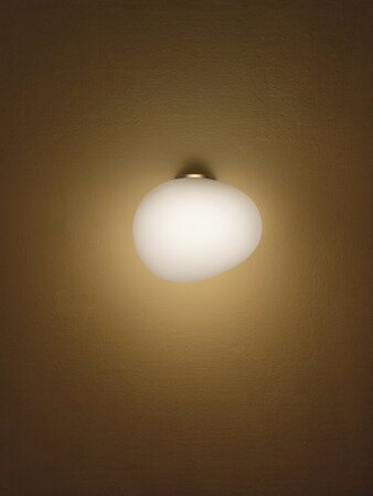 Foscarini Gregg semi Parete / Wandleuchte - Oro/Bianco