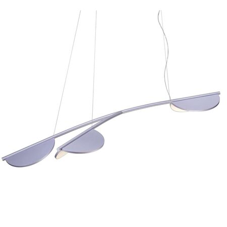 Flos Pendelleuchte Almendra Organic S3 von Flos  Lilac Metallized, Kurz