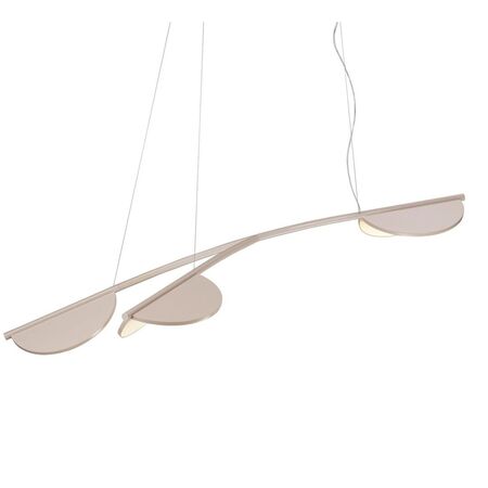 Flos Pendelleuchte Almendra Organic S3 von Flos  Nude, Kurz