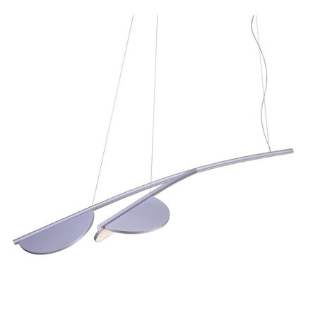 Flos Pendelleuchte Almendra Organic S2 von Flos  Lilac Metallized, Kurz