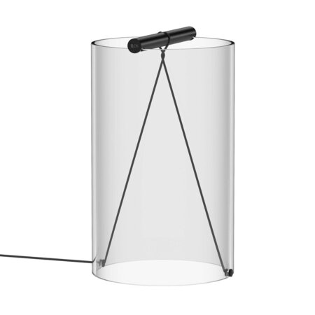 Flos Tischlampe To Tie T2-von Flos  Schwarz eloxiert