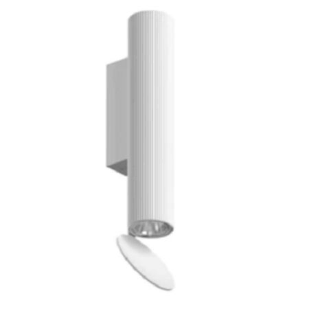 Flos Wandleuchte Flauta Riga Indoor von Flos  Hellrosa RAL 3015, White, H225 Riga