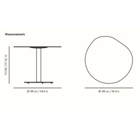 Ferm Living Pond Dining Table - Esstisch