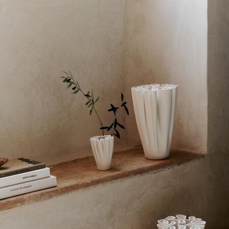 Ferm Living Dedali Vase - Vase - H18 - Off-White