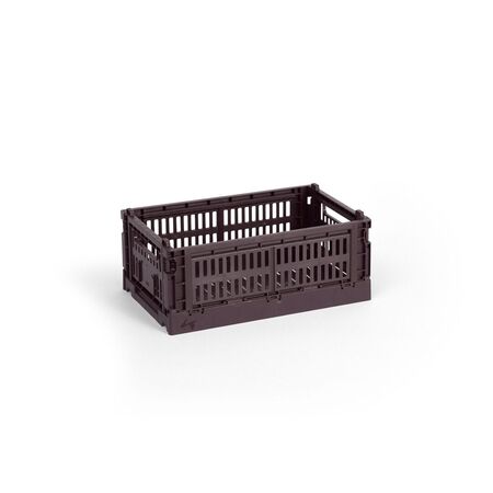 HAY Accessoires HAY Colour Crate S Bordeaux, B: 17 cm / L: 26.5 cm / H: 10.5 cm 