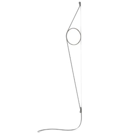 Flos Wandleuchte Wirering Grey von Flos  Hellrosa RAL 3015, Grey