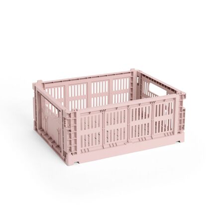 HAY Accessoires HAY Colour Crate M Blush, B: 26.5 cm / L: 34.5 cm / H: 14 cm 