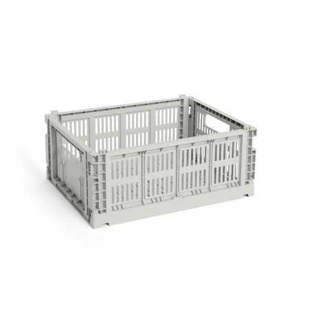 HAY Accessoires HAY Colour Crate M Grey, B: 26.5 cm / L: 34.5 cm / H: 14 cm 