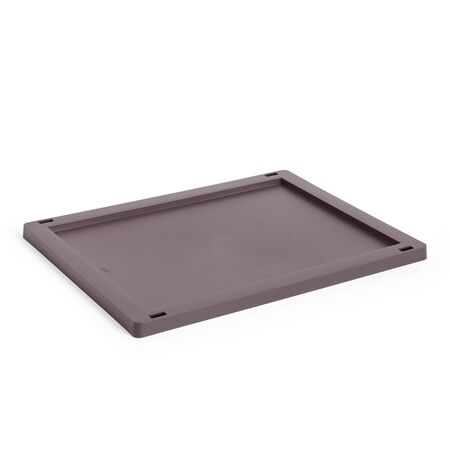 HAY Accessoires Colour Crate Lid Plastic Medium von Hay Bordeaux