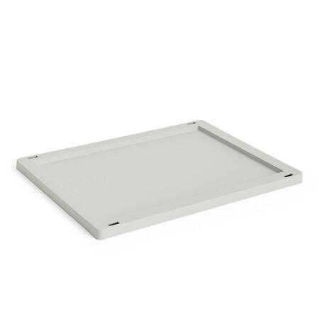HAY Accessoires Colour Crate Lid Plastic Medium von Hay Grey