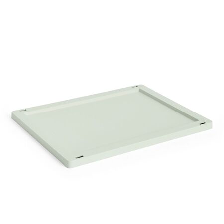 HAY Accessoires Colour Crate Lid Plastic Medium von Hay Mint
